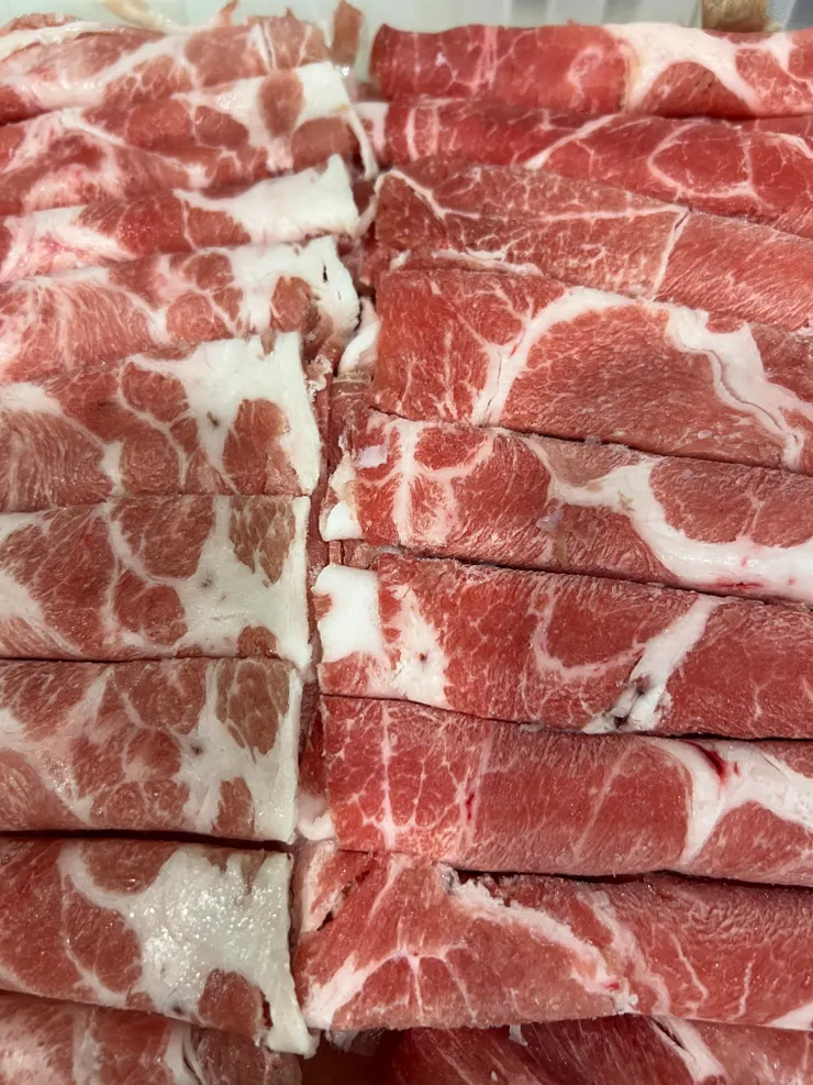 購自Costco的梅花豬肉片
