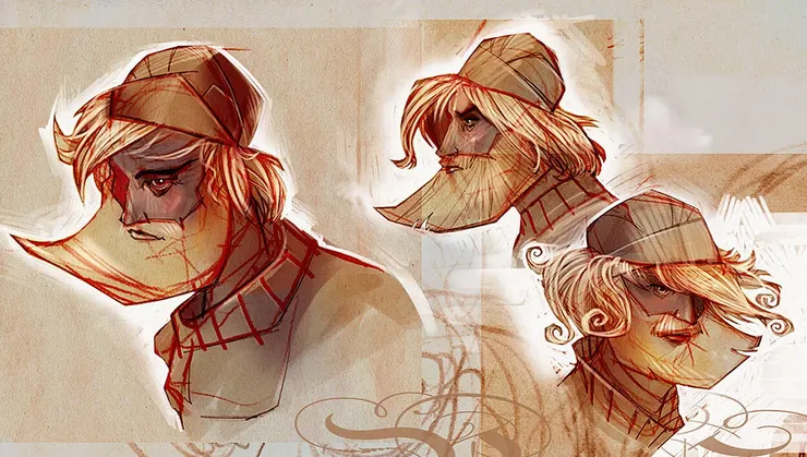 Retro廢案稿-希卡族長(老年)