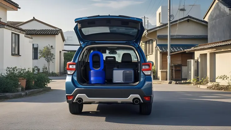 載Dyson涼暖扇回老家(AI示意圖)