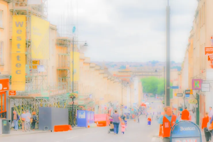 布里斯托的街景