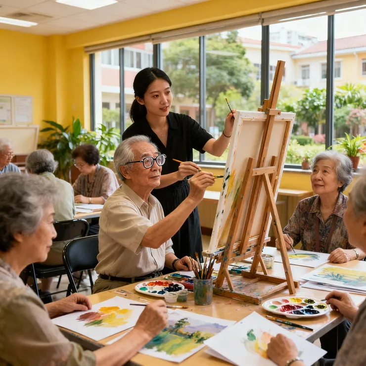 長照活動設計 日照藝術課程 彈性教案