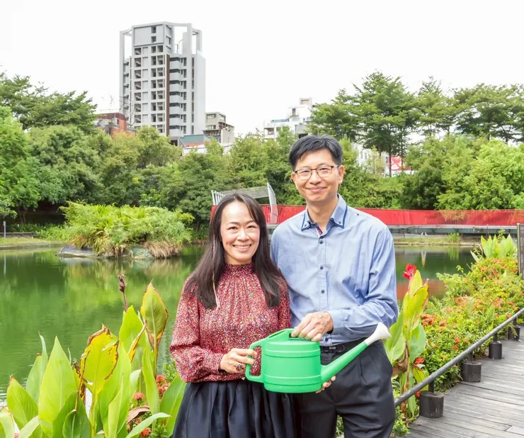 心之谷創辦人夫妻文蓓蓓和蕭順基，邀請大家一起灌溉內在花園