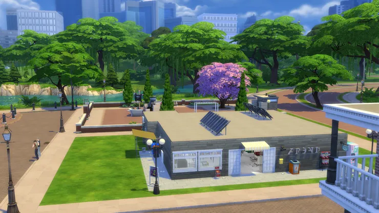 超市的外觀很是平凡。建在普通社區內的東西就是這樣。