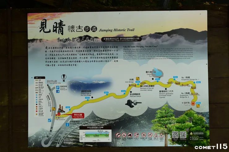 見晴懷古步道地圖