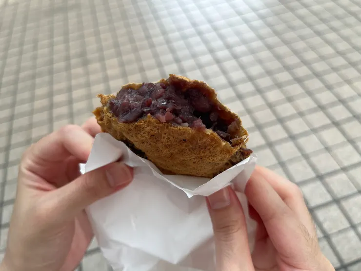 紅豆餡給超多超滿但超燙！