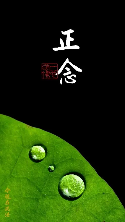 不起心，不動念，就是正念現前。