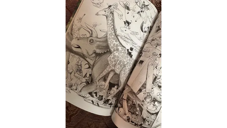 海倫娜在夢中再遇見亞瑟（截自《海倫娜與大野狼先生》）