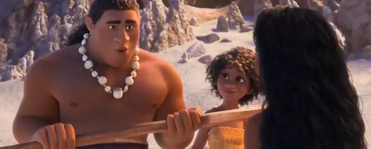 莫尼給莫娜新的船槳