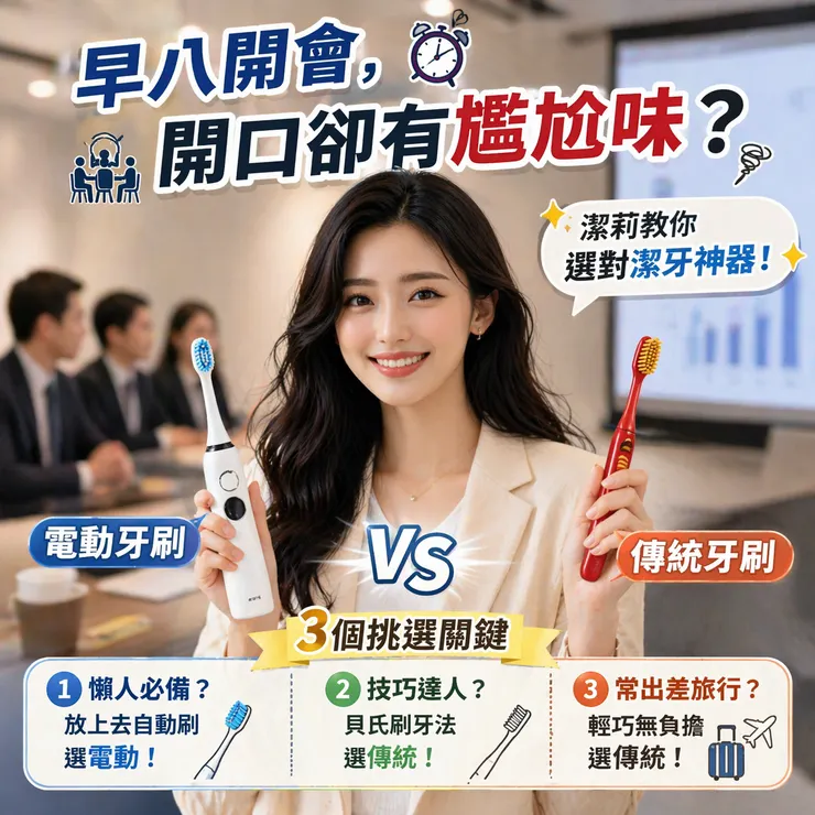 電動牙刷 vs 傳統牙刷：懶人護齒神器，真的值得花大錢嗎？