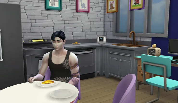 棣棣開始幾天的擔心...