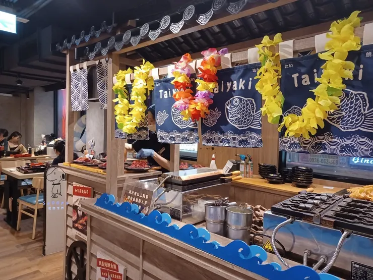 鯛魚燒&壽司製作台