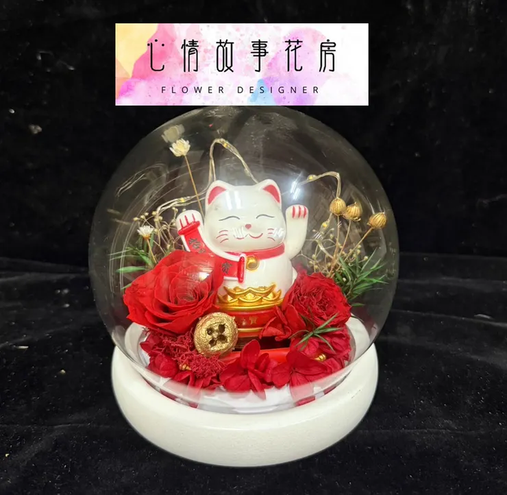 心情故事花房｜情人節乾燥花浪漫告白，為你的她再告白一次