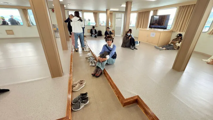 渡輪韓式通鋪乘客休息區