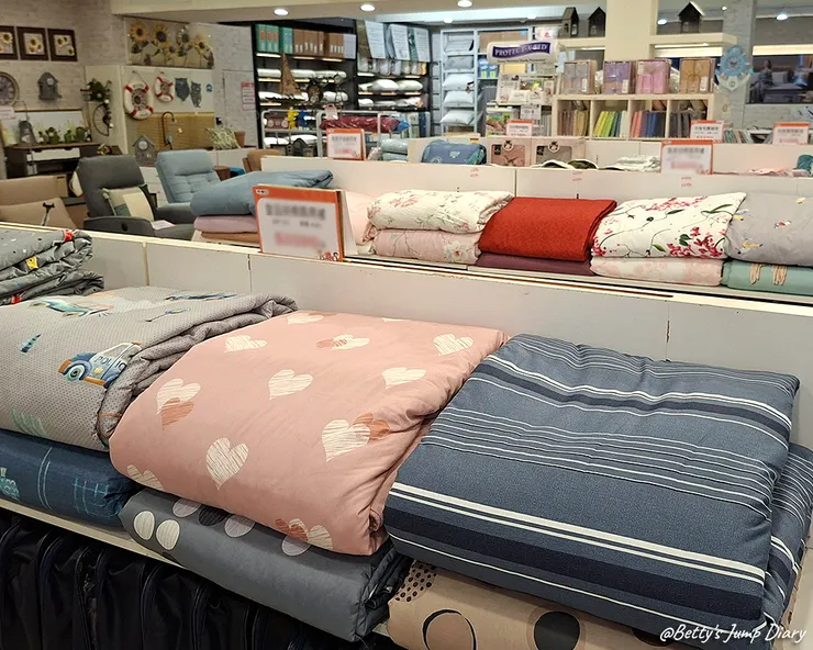 ▲好傢在寢具床墊館-竹北店/圖片來源：Betty's Jump Diary