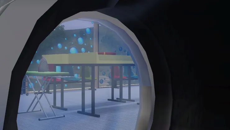 我躲進洗衣機裏去了！(千萬別開機！)