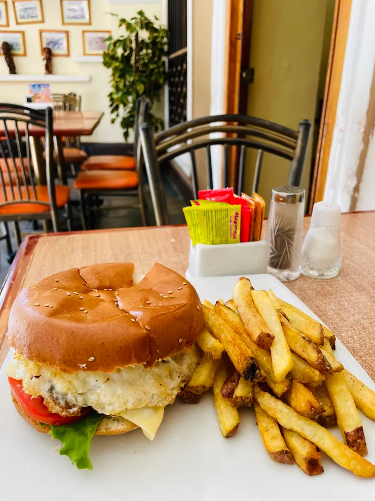 很有台灣味的漢堡