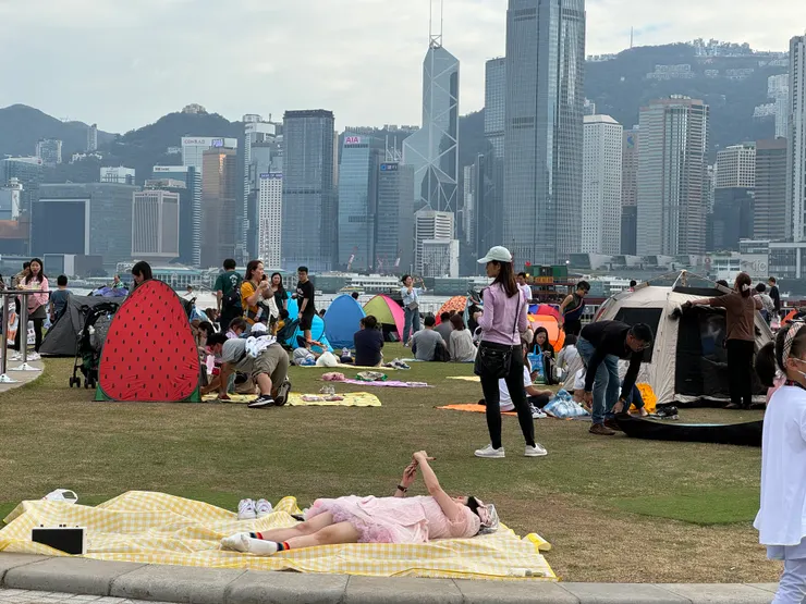 西九龍文化區變成本地人假日放風的去處