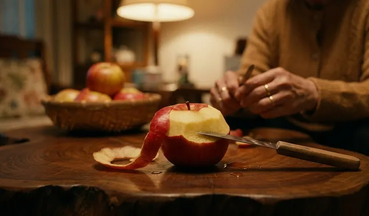 外婆的蘋果。(示意圖)