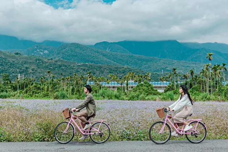 ▲里鬧Li nao逍遙遊，悠閒地踩踏鐵馬穿梭在壽豐鄉的小鎮裡，深入感受當地的純樸風情。(圖／花蓮理想大地渡假飯店提供)