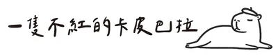 一隻不紅的卡皮巴拉