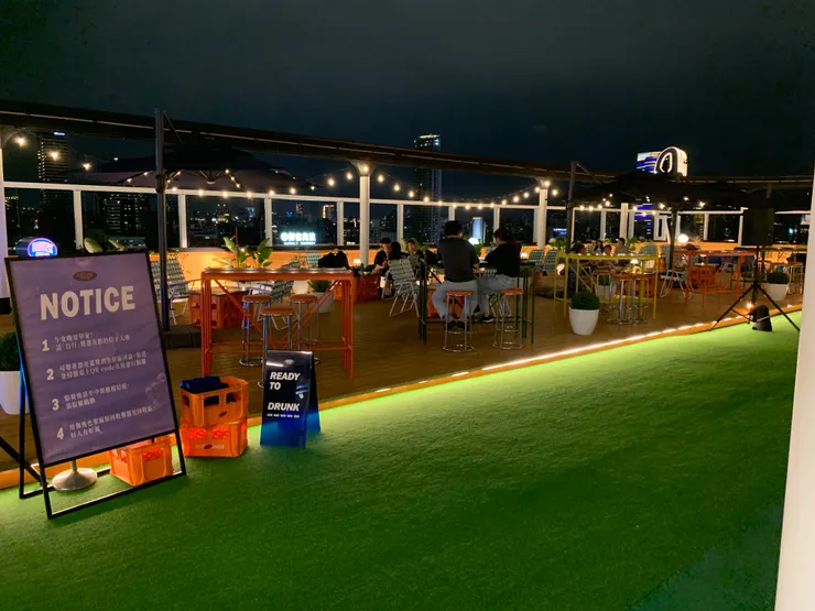 用餐環境，夜景