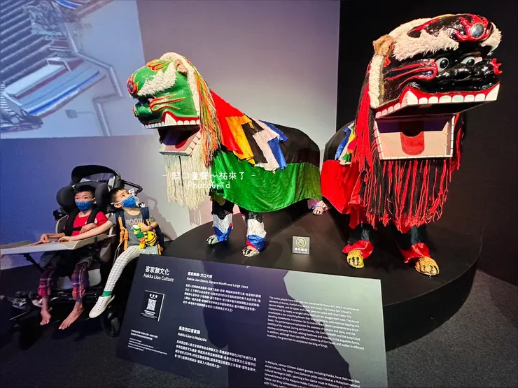 因為客家獅文化，竹北有座公園就是以這方口獅設計的。