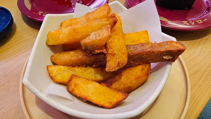 壽司郎的炸地瓜薯條也很好吃!