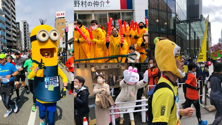 熱鬧的賽場旁加油團