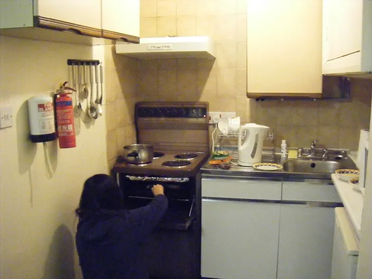 淪為盥洗室的廚房