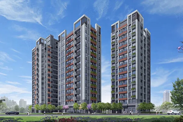 合陽捷運湛外觀示意圖