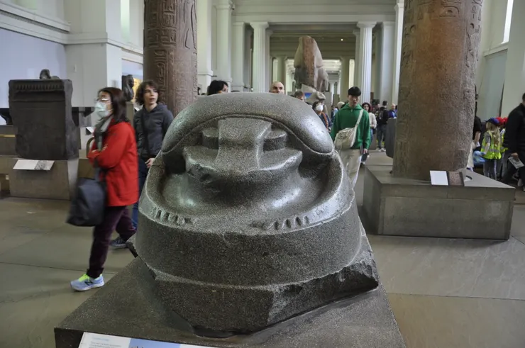 大英博物館內的埃及區，攝於2023年