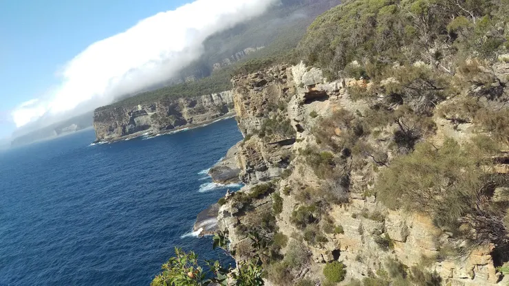 據說天氣很好的時後可以看到南極