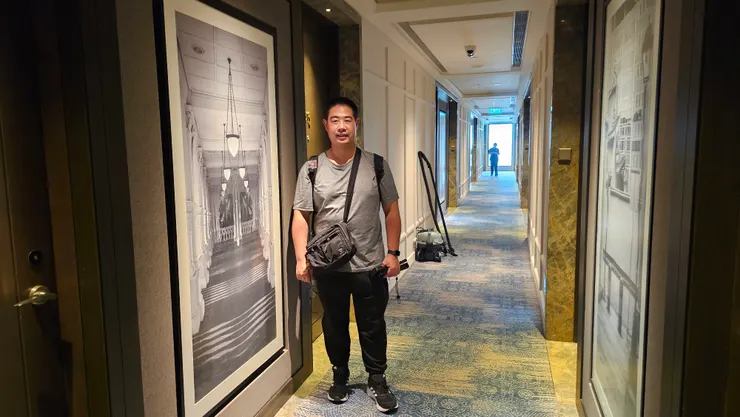 房間的走廊也很漂亮!