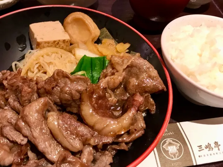 午餐的壽喜燒很划算