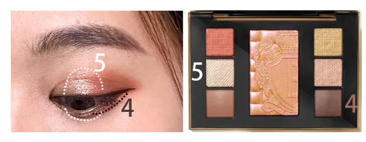 Bobbi Brown 2022聖誕-璀璨星夜鑽石眼頰盤||眼妝1-步驟4到6