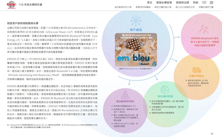 圖源：TSMC 2024永續報告書