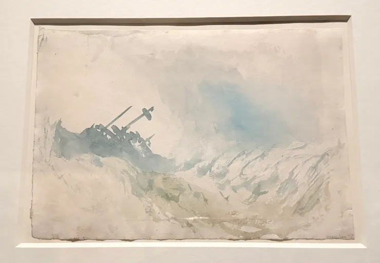 A Shipwreck in a Stormy Sea（約1823-1826年間創作）