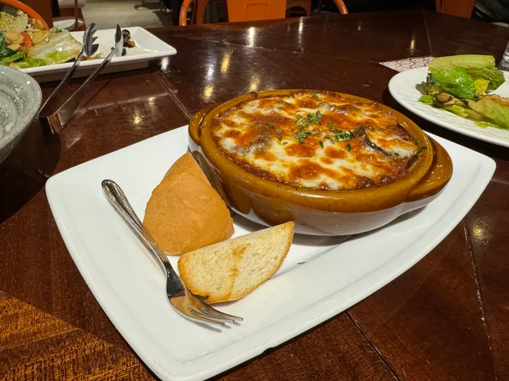 焗烤素田螺 $180