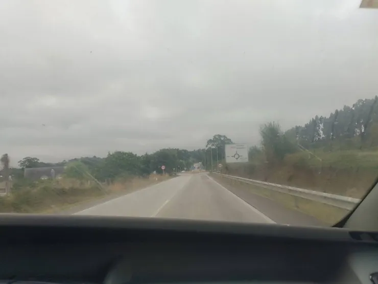 充滿濃霧的早晨,不過很快就散去了~