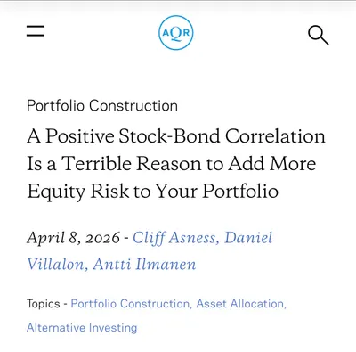 《股債雙殺、相關性轉正，所以 60/40 股債配置已死？》