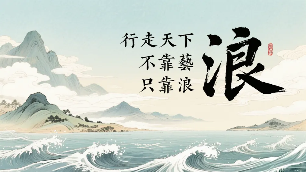 浪跡天涯 【行走天下，不靠藝，只靠浪】