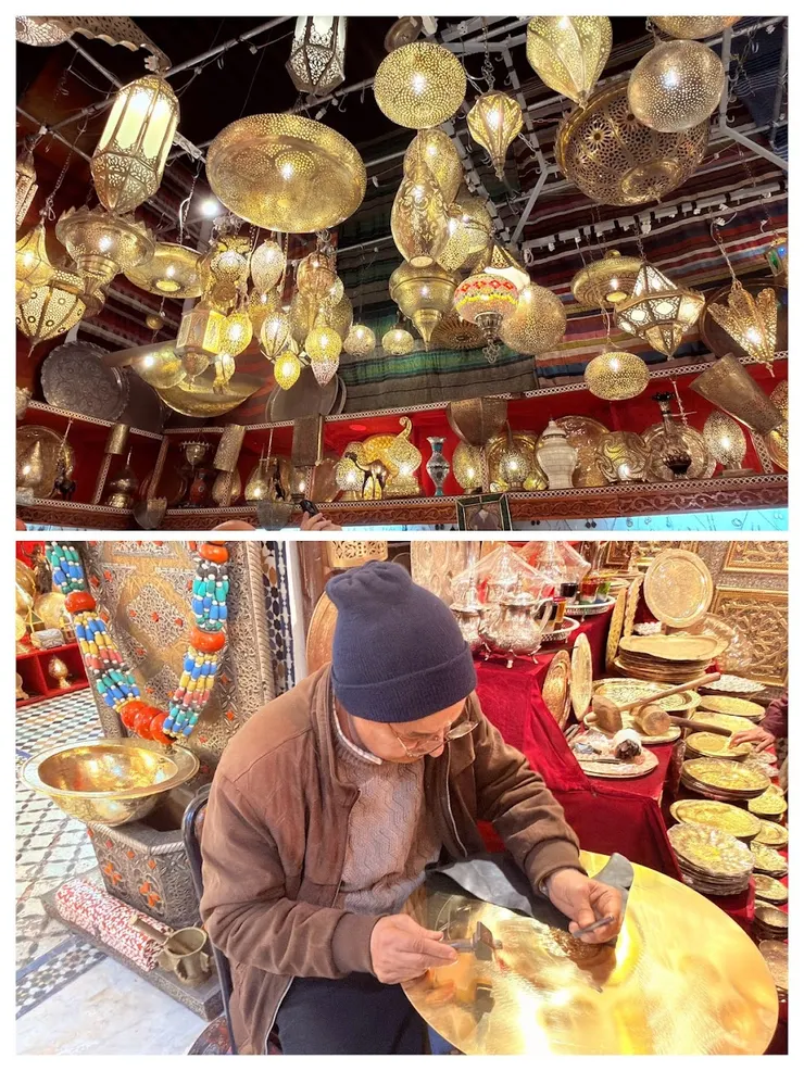 銅器鍛造的燈具很吸引人， 但是電壓跟台灣不同需考量。