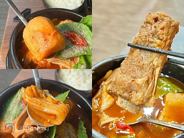 (安平美食)庫霸豬肉湯飯~台南最好吃韓國料理推薦!鮮甜道地豬