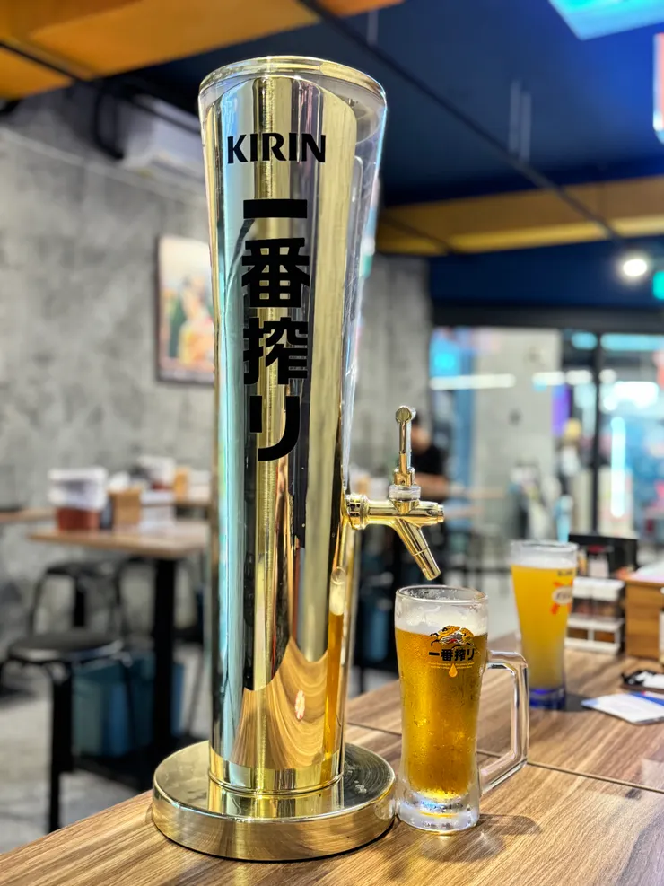 麒麟啤酒的大酒瓶 