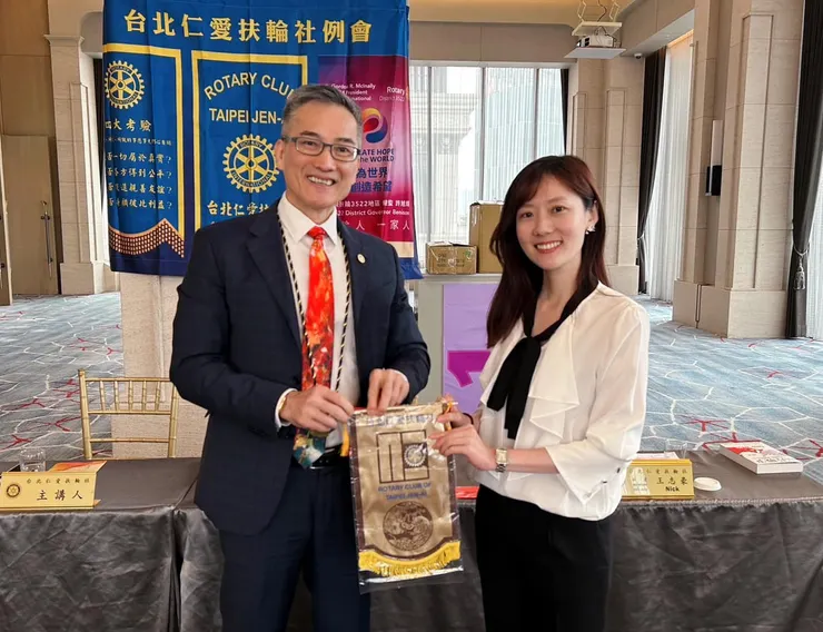 即將卸任的仁愛扶輪社社長