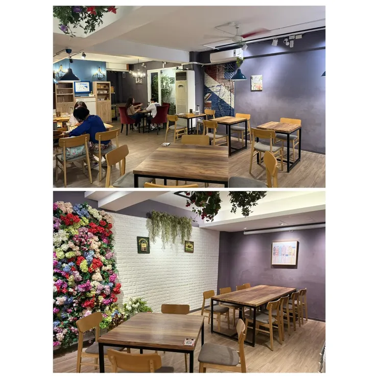 地下室空間很大，也適合多人用餐喔。