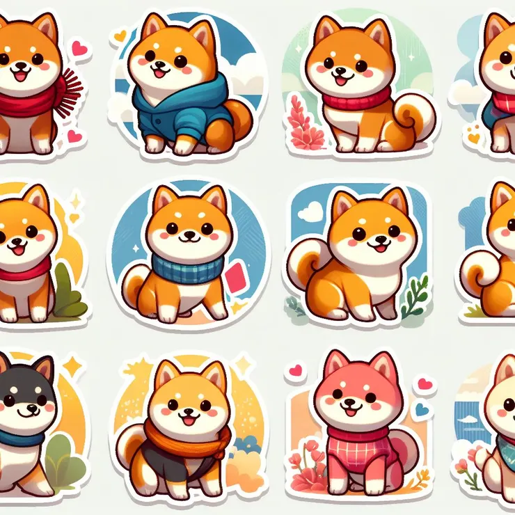 小柴犬貼紙