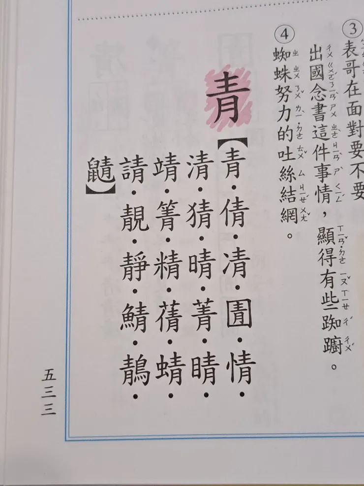 按聲符部件編排的《字的形音義辭典》