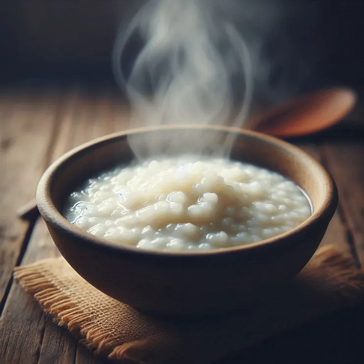 我記憶中那樸實的碗筷與冒著熱煙的白稀飯。