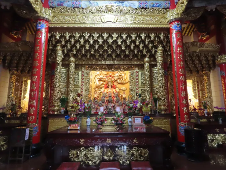 主殿 天上聖母（圖片截圖於YouTube）